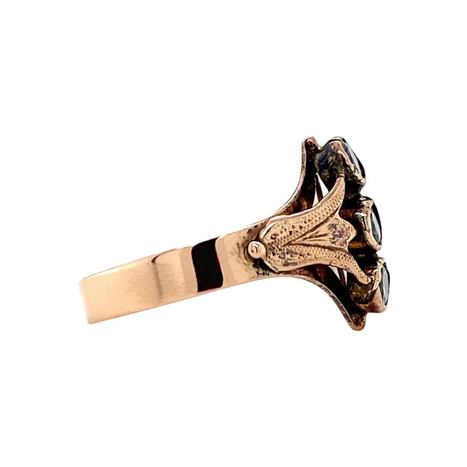 rose_gold_ring_with_zirco_3.webp Rose gold ring with zirconia 14 krt>Vintage Jewellery Fashion