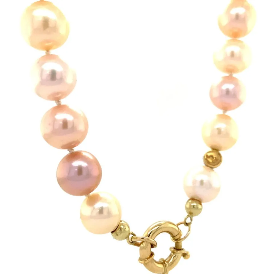 schoeffel_pearl_necklace__2.webp Schoeffel pearl necklace with gold clasp 14 krt>Vintage Jewellery Sale