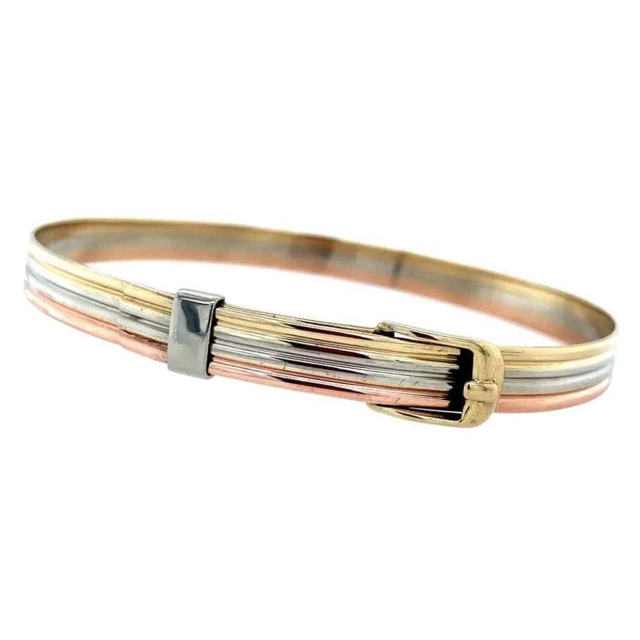 tricolour_gold_bangle__kr_2.webp Tricolour gold bangle 14 krt>Vintage Jewellery Hot