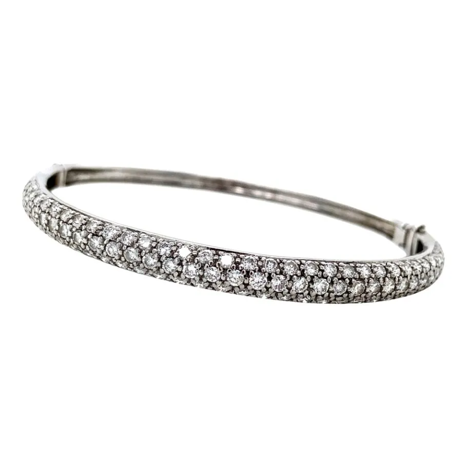 white_gold_bangle_with_di_2.webp White gold bangle with diamonds 18 krt>Vintage Jewellery Best