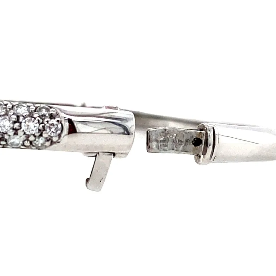 white_gold_bangle_with_di_4.webp White gold bangle with diamonds 18 krt>Vintage Jewellery Best