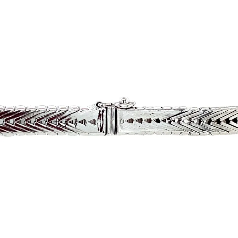 white_gold_bracelet_with__4-5.webp White gold bracelet with diamonds 14 krt>Vintage Jewellery Sale