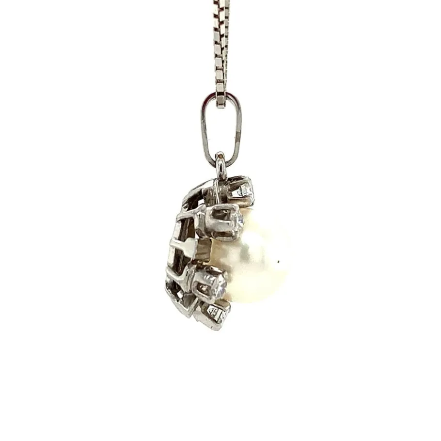 white_gold_pendant_with_d_3-2.webp White gold pendant with diamond and pearl 18 krt>Vintage Jewellery Sale