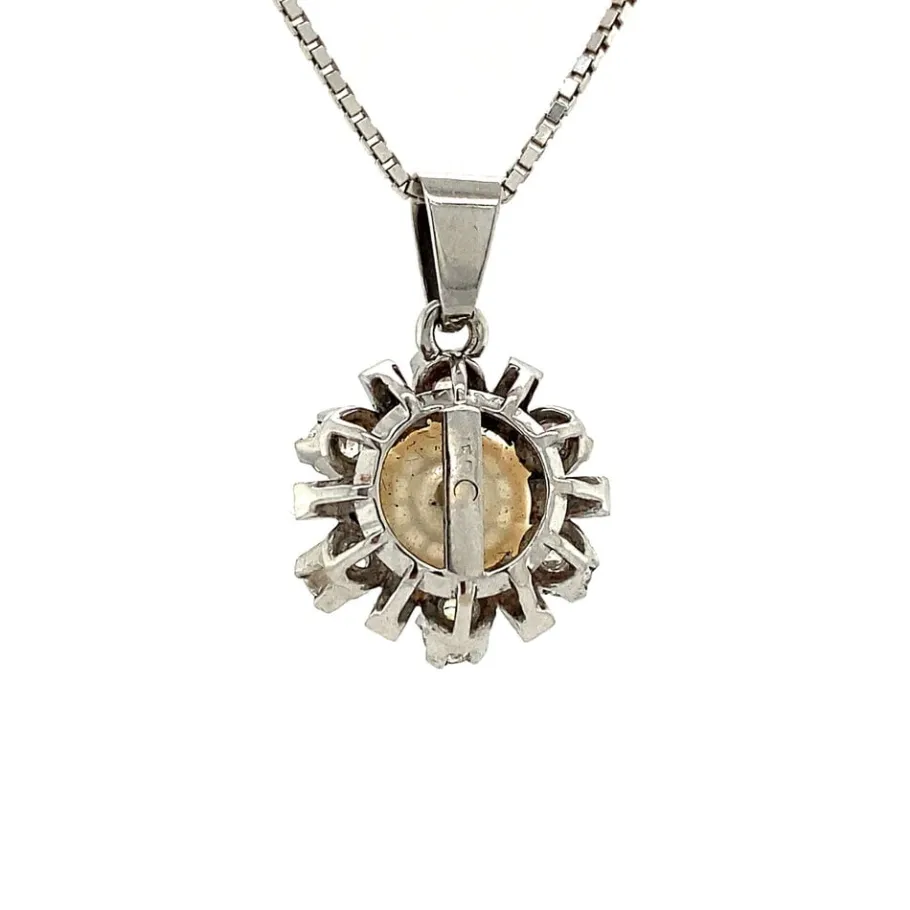 white_gold_pendant_with_d_4-2.webp White gold pendant with diamond and pearl 18 krt>Vintage Jewellery Sale