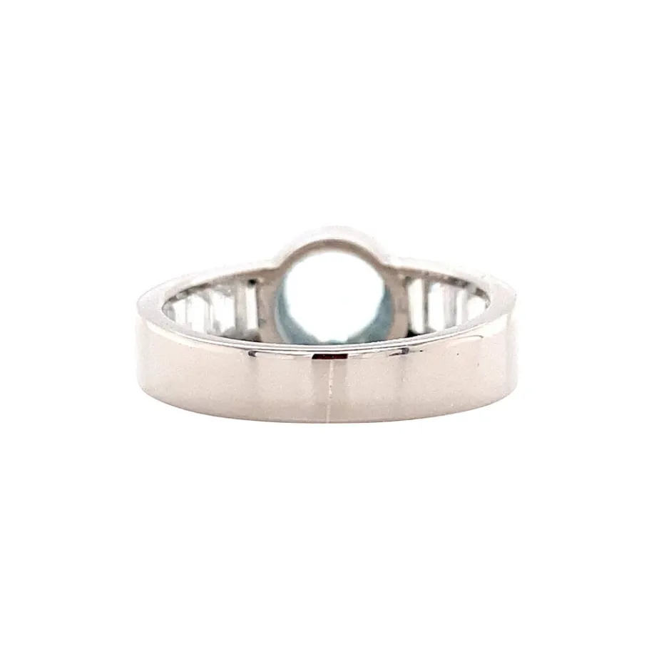 white_gold_ring_with_aqua_4-4.webp White gold ring with aquamarine and diamonds 14 krt>Vintage Jewellery Hot