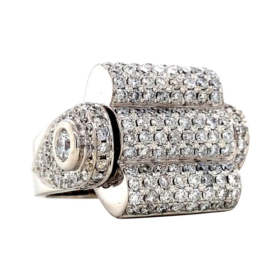 white_gold_ring_with_diam_2.webp White gold ring with diamonds 18 krt>Vintage Jewellery Discount
